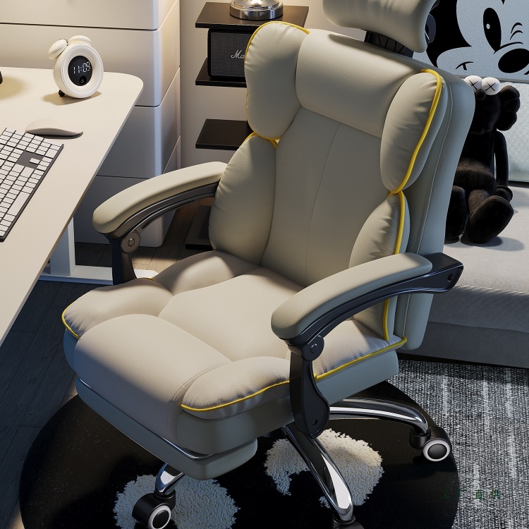 Computer Chair, Home Ergonomic E-Sports Chair, Comfortable for Long Periods of Sitting, Dormitory Reclining Sofa, Backrest Chair, Office Chair