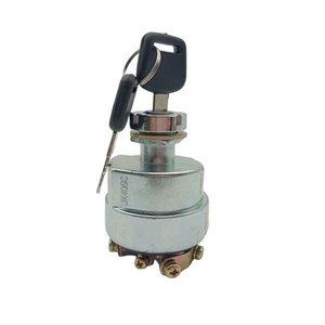 Forklift ignition lock start switch JK406C power switch 6-pin start key preheating ignition switch