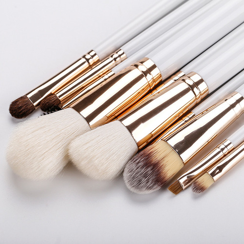 Factory direct sales of 10 makeup brushes, wool powder brush, eye shadow brush, complete set of beginner makeup brushes
