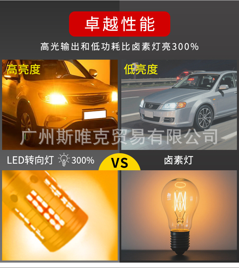 New Decoding Car Led Turn Signal Brake Light T20 1156 1157 2016 84Smd Reversing Light