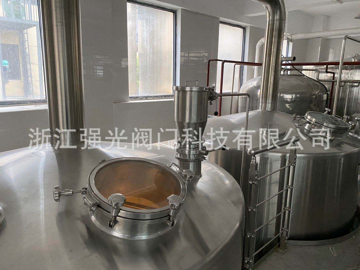 带刮板全玻璃视镜人孔盖,玻璃视镜法兰人孔，糖化锅全玻璃人孔盖