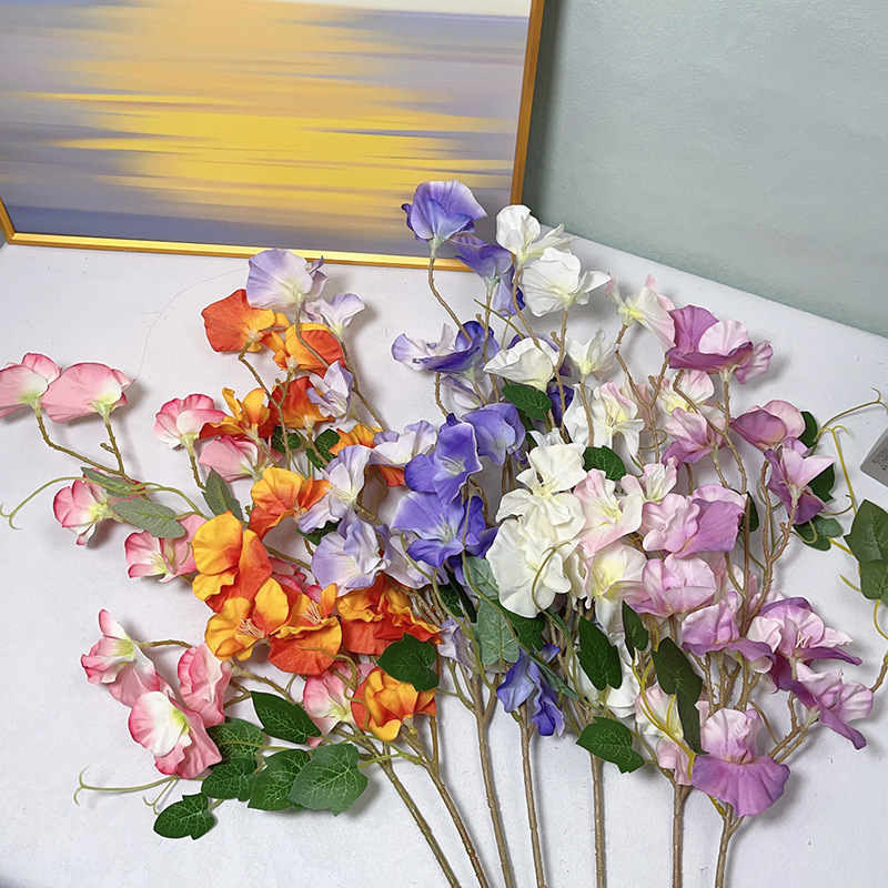 Pea Wedding Hall Home Hotel Mall Flower Arrangement Ceiling Vine Artificial Flowers Hydrangea Wedding Floral Art