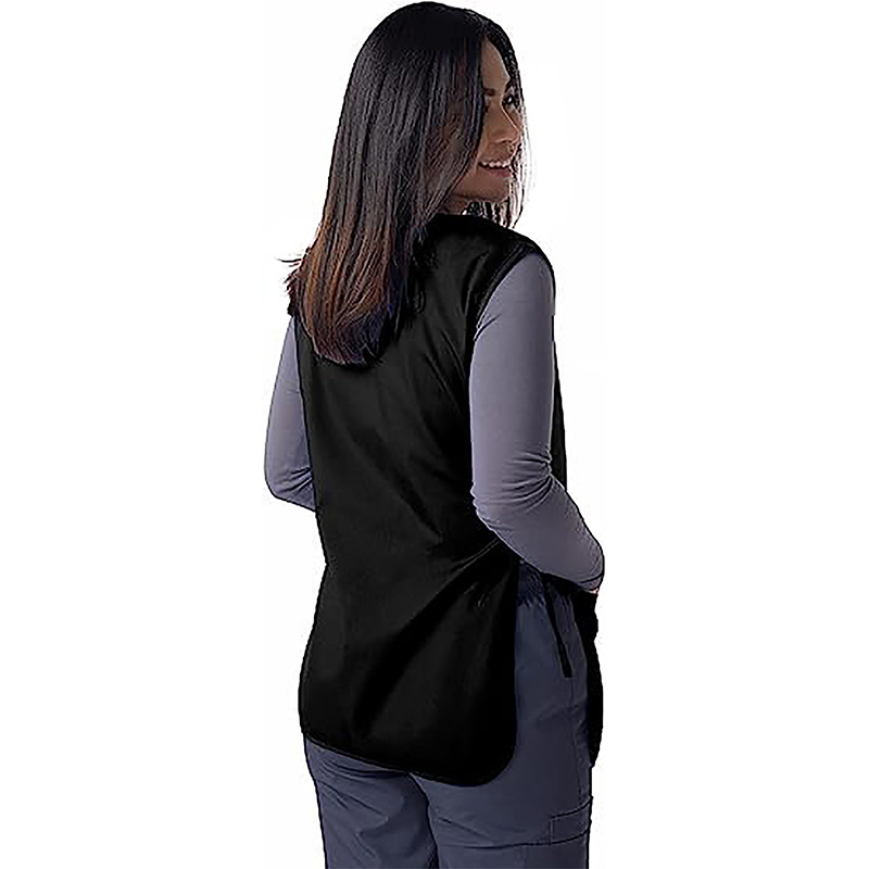 Delantal tipo chaleco de poliéster, moderno, sencillo, delgado, sin mangas, para trabajo, cocina y hogar