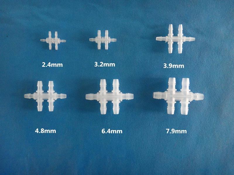Пластиковый шланг, шестиходовое соединение, пластиковое испытательное соединение, многоходовое соединение сплит-пагода, соединение шланга равного диаметра