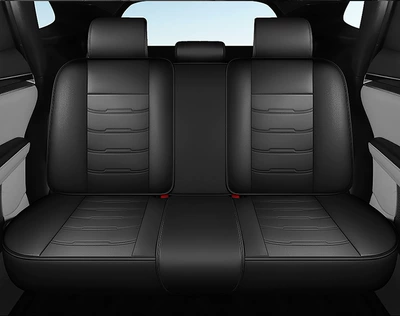Seat Cushion Amazon Cross-Border Wholesale — Four Seasons Pad - textured-black-all-in-the-back-row-universal-for-five-seats