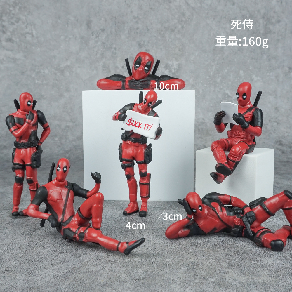 Modelo de figura de Deadpool transfronterizo