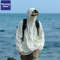 WASSUPNEST Солнцезащитный крем upf50 водонепроницаемый мужской летний бренд прилив на открытом воздухе фиолетовый солнцезащитный крем тонкий пиджак
