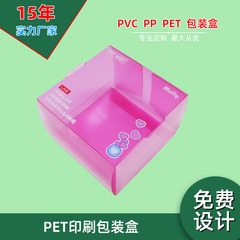 メーカー印刷プラスチックカラーボックスpvc包装箱半透明環境保護ギフトボックスpp研磨ボックス透明ボックス現在