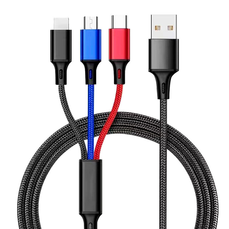 一モップ三編.三合一データ線はアンドロイド.リンゴ.華為type-c携帯電話に適用される.|undefined