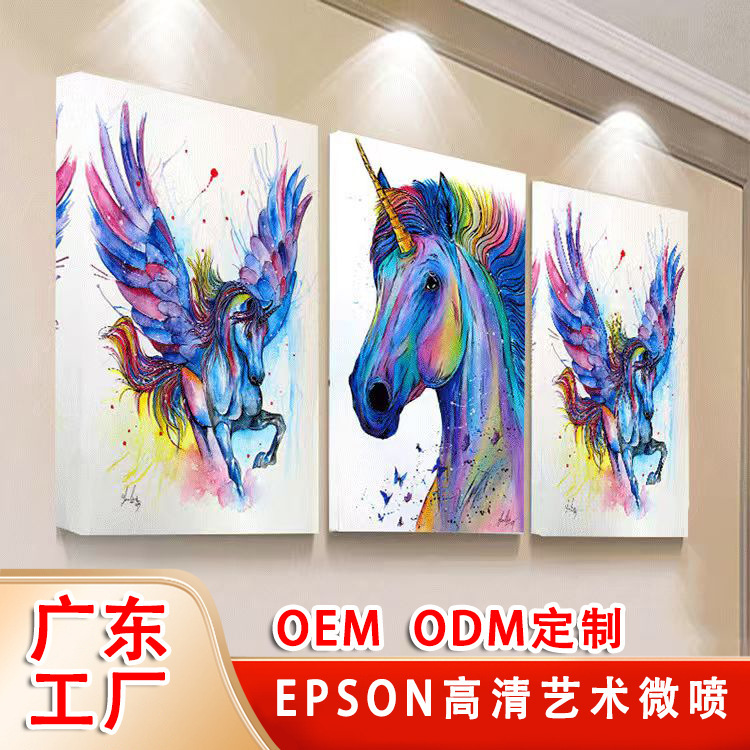 Shenzhen Dafen Village Sanlian Living Room Decorative Painting Customized Inkjet Oil Painting Canvas Core Canvas Solid Wood Frameless Hanging Painting Shenzhen Dafen Village Sanlian Living Room Decorative Painting Customized Inkjet Oil Painting Canvas Core Canvas Solid Wood Frameless Hanging Painting