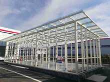 承接楼顶—钢架玻璃阳光房，别墅庭院铝合金阳光房，夹胶玻璃顶棚