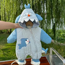 童泰 乐果果冬季新生儿连体爬服 专柜童装工厂一手货源批发哈衣