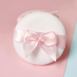 Bow powder puff honey powder puff super soft short hair baby powder puff prickly heat powder puff studio large Puff