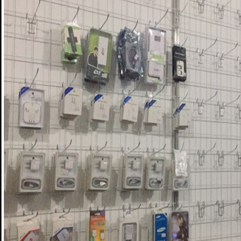 Rejilla de Hierro Exhibidora de Pared de Metal Organizador para Tiendas
