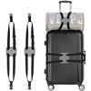 PU Streams box Bundled with Elastic Elastic force fixed portable suitcase Luggage belt packing belt customized