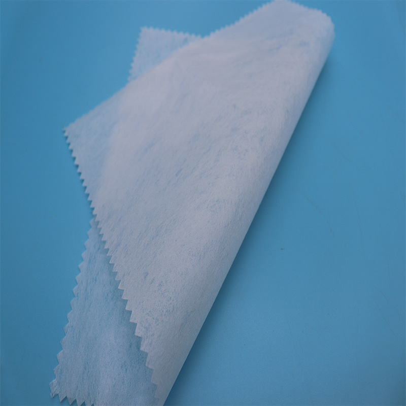 现货纯PLA玉米纤维聚乳酸平纹无纺布 35克每平米可裁切