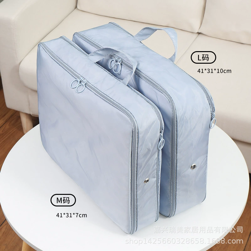 Down jacket for traveling, handheld foldable storage bag, waterproof organizer bag