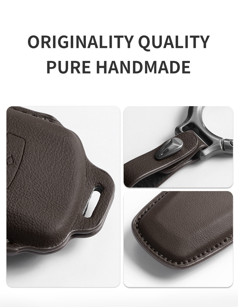 Original Car Color Mercedes-Benz Key Cover New 2024 Glc260L Gle C-Class E300L Car Key Shell Buckle