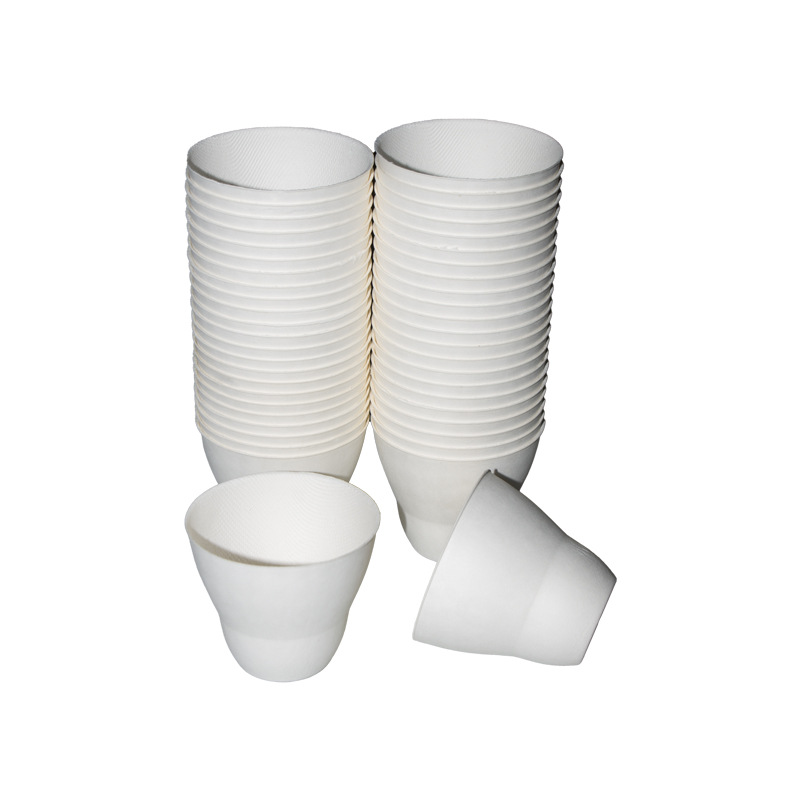 Degradable 150ml taza de helado desechable postre helado bola de leche caliente taza de embalaje comercial