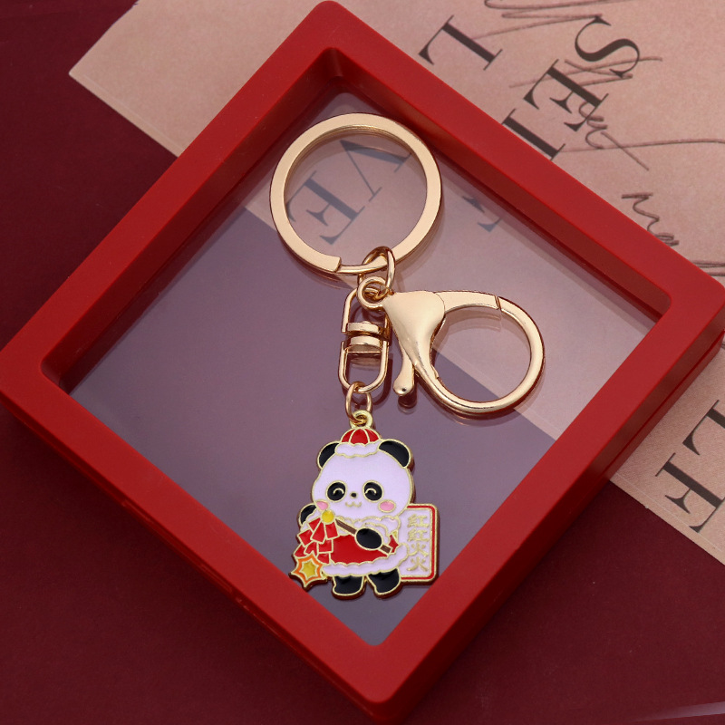 (versión abreviada) panda rojo y caliente - botón de langosta (embalaje de caja de regalo)