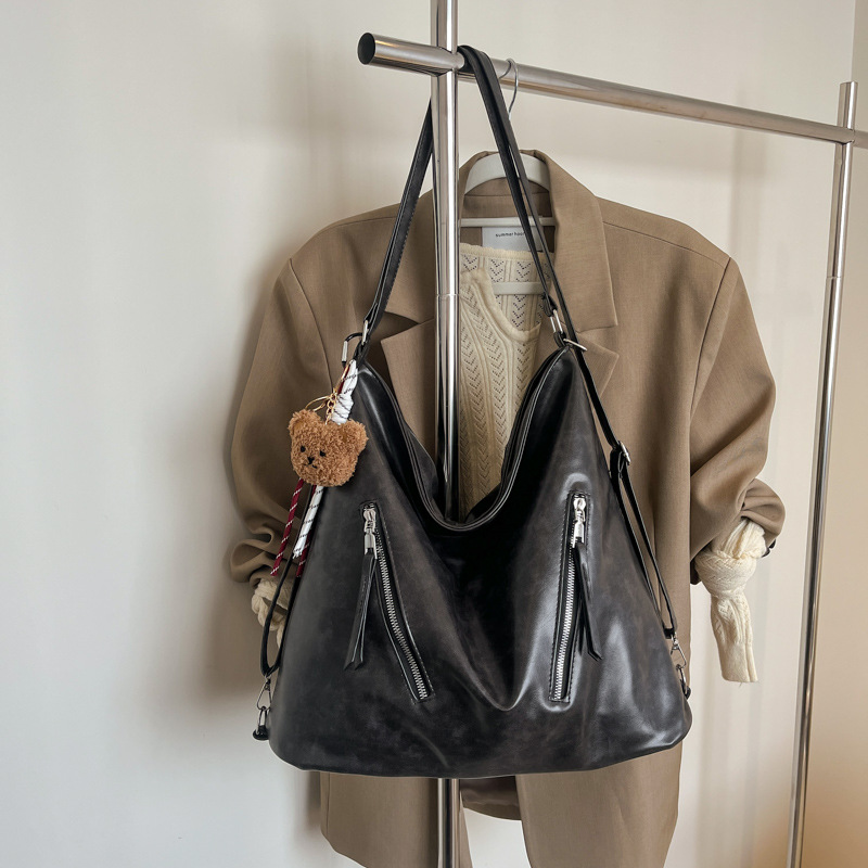 Invierno nueva mochila de gran capacidad de textura sólida coreana 2024 mochila de viaje a la moda de mochila de trabajo