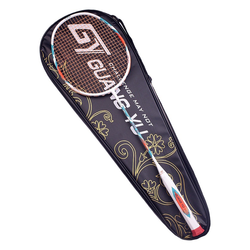 Badminton Racket for Girls, Ultra-Light 8U, Home Training Type Racket, Carbon Fiber, Adult Outdoor Entertainment Single Racket Wholesale