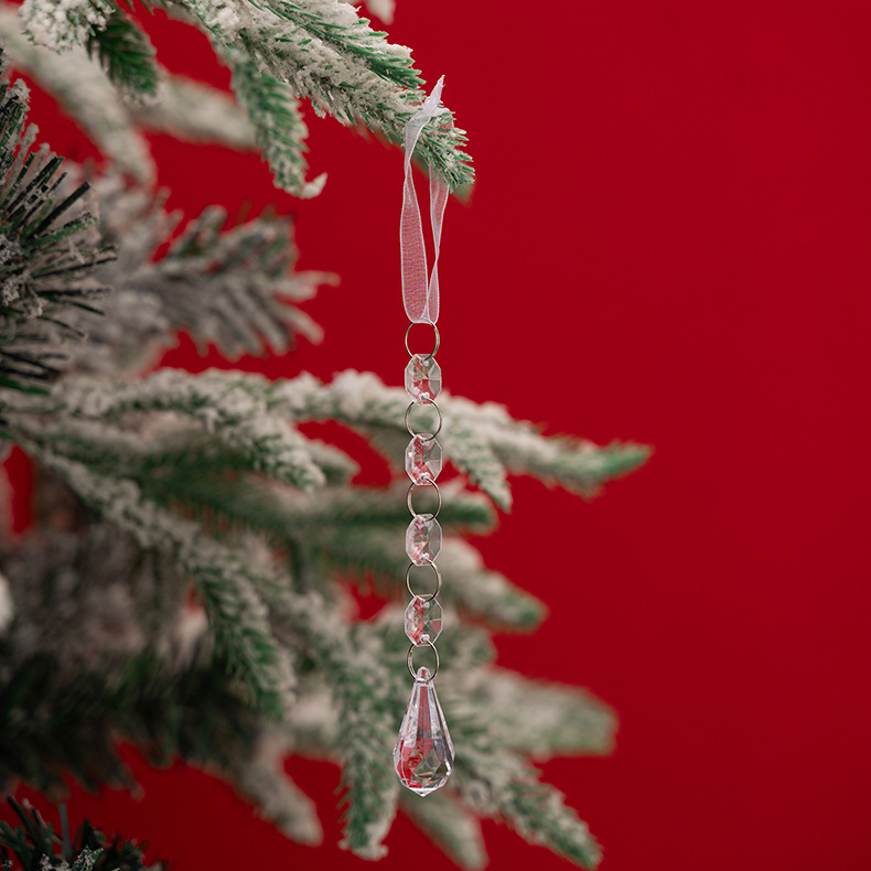 Holiday, Daily Occasion Arylic Material Christmas Simple Style Classic Style Snowflake Arylic Holiday Daily Hanging Ornaments