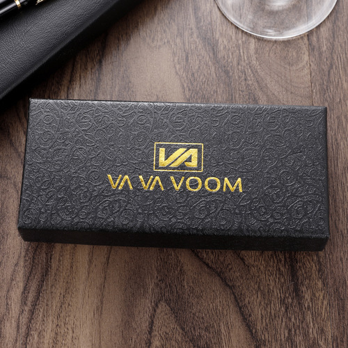 Brand cross-border watch box black long box cardboard box crocodile pattern gift box rectangular watch box