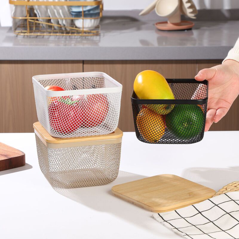 Desktop Iron Storage Basket Bin Organizer for Toys, Snacks, Household Items, Vegetables, Kitchen, Clothes, Desktop, Bathroom Desktop Iron Storage Basket Bin Organizer for Toys, Snacks, Household Items, Vegetables, Kitchen, Clothes, Desktop, Bathroom