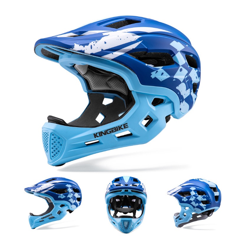 キングバイク子供スポーツフルヘルメット自転车ローラースケートボードライディングヘルメット6-12歳子供ヘルメット男|undefined