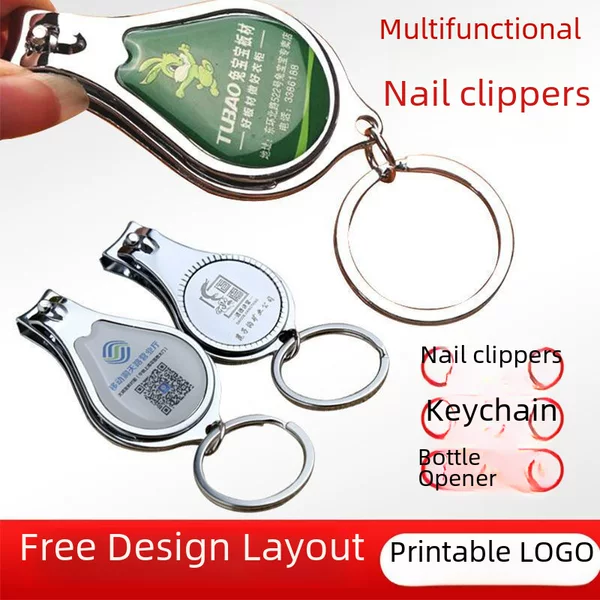 Multifunctional Nail Clipper/Pliers/Cut Wholesale Custom-Made Advertising Gift Bottle Opener Three-In-One Engraving and Printing Logo