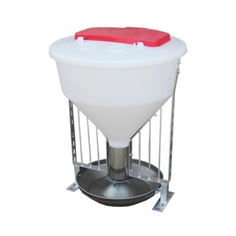 Tanque de alimentación libre de uso seco y húmedo para cerdos grandes y pequeños, tanque de alimentación de cerdos de acero inoxidable, tanque de alimentación automático para cerdos