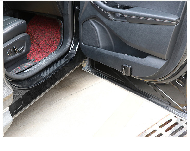 Car Projection Light Infrared Sensor Door Welcome Light Led Modification Decoration Wiring-Free Universal Door Opening Floor Light