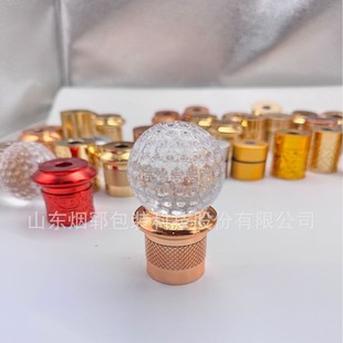 Manufacturer Sells Various Styles of Empty Wine Bottles, Crystal Glass Lids, Wine Bottle Stoppers, Crystal Wine Bottle Lids