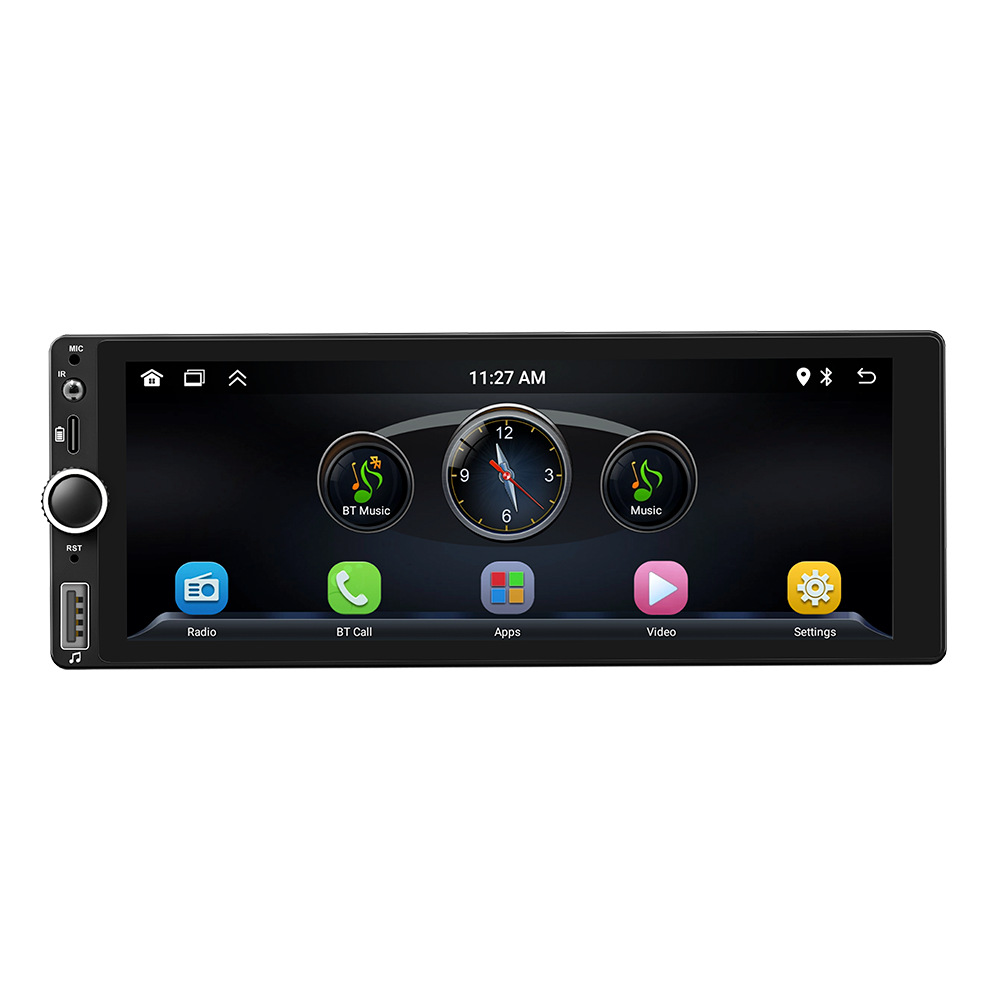 6.86 Pulgada de un solo husillo navegación inalámbrica carplay multifunción inteligente Bluetooth vehículo MP5 reproductor