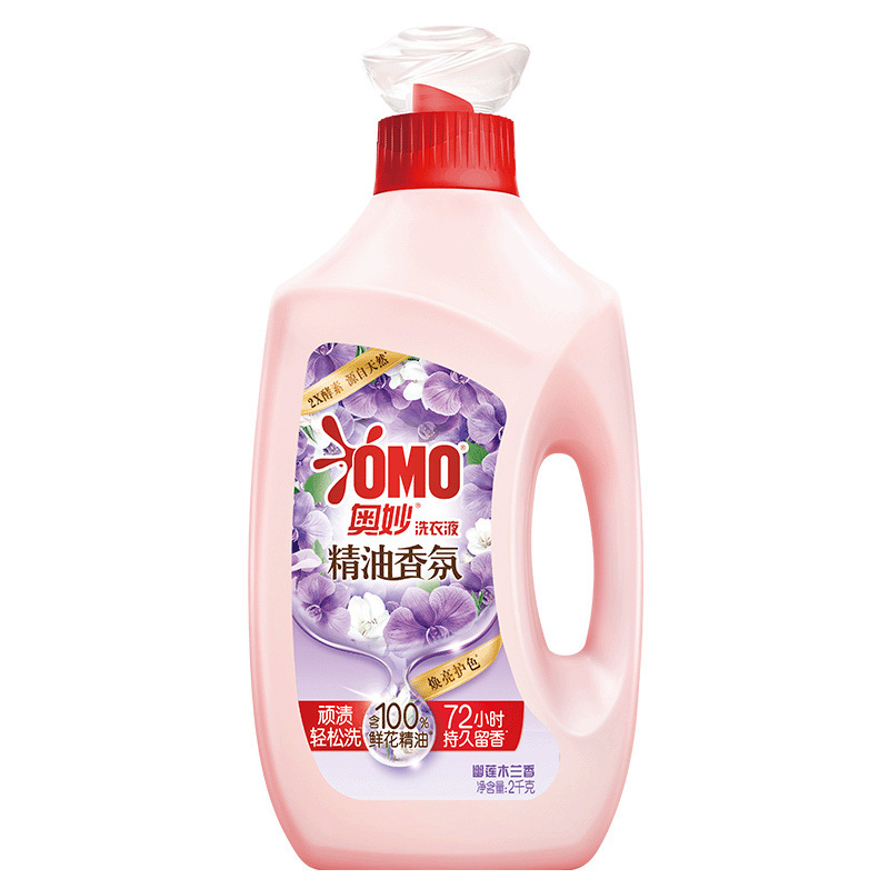 奥妙精油香护洗衣液1.9kg /1kg/2kg香氛玫瑰幽莲持久留香洁净去顽|undefined