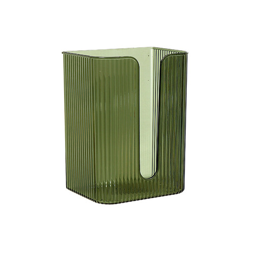 Wall-mounted luxury paper towel holder for living room coffee table, multi-functional hole-free storage tissue paper napkin dispenser