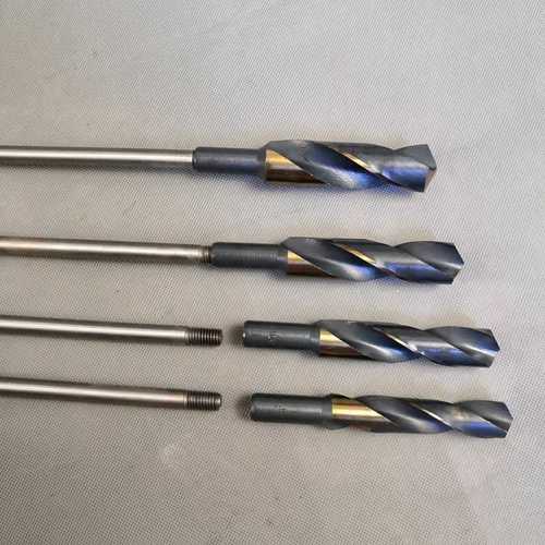 Drill template for extending woodworking drill, high-speed steel drill bit, metal sheet, hole opening, slot drilling, spiral drill bit 14-25