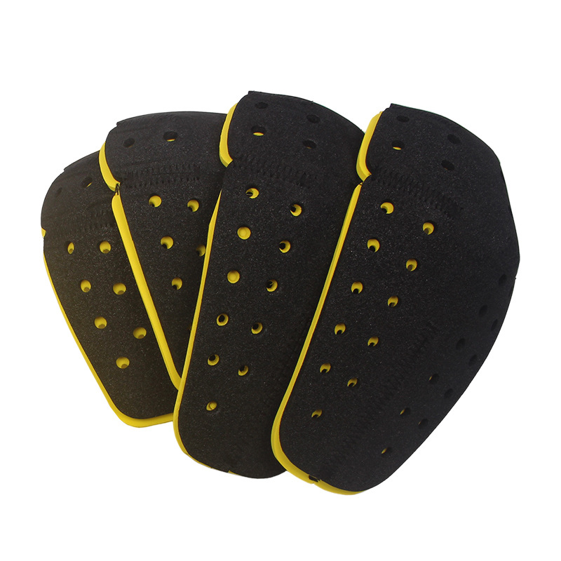 Transfronterizo de doble capa EVA de doble capa de color contrastante ropa de motocicleta con protección de espalda incorporada protección de hombros protección de codo protección de locomotora