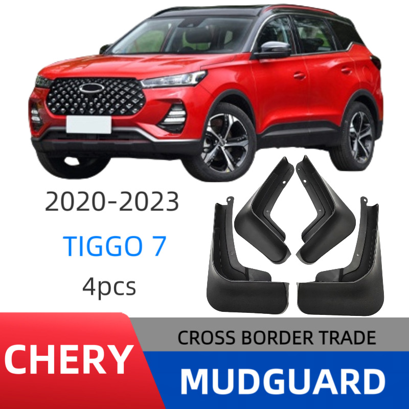 Adecuado para Chery Tiggo 7 TIGGO 7 2020-2024, guardabarros de exportación transfronterizo, modificación de guardabarros de coche.