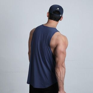 New Men's Basketball Fitness Quick-Drying Vest Training Breathable Elastic Comfortable Moisture-Wicking Sleeveless Vest Top