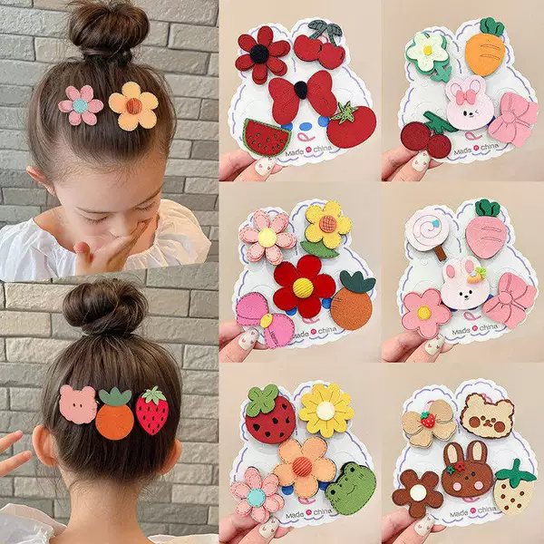 Colorful Baby Forehead Bangs Stickers, Hair Clips, Magic Stickers, Children's Hair Tidying Tool, Cute Hair Stickers for Girls