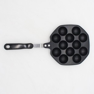 Octopus small balls baking pan household baking tools 12-hole seal fish balls egg mold pot factory wholesale