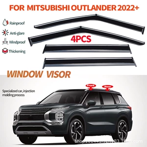 Cross-Border Applicable Mitsubishi Outlander Thickened Rain Visor Outlander 2023+ Window Visor