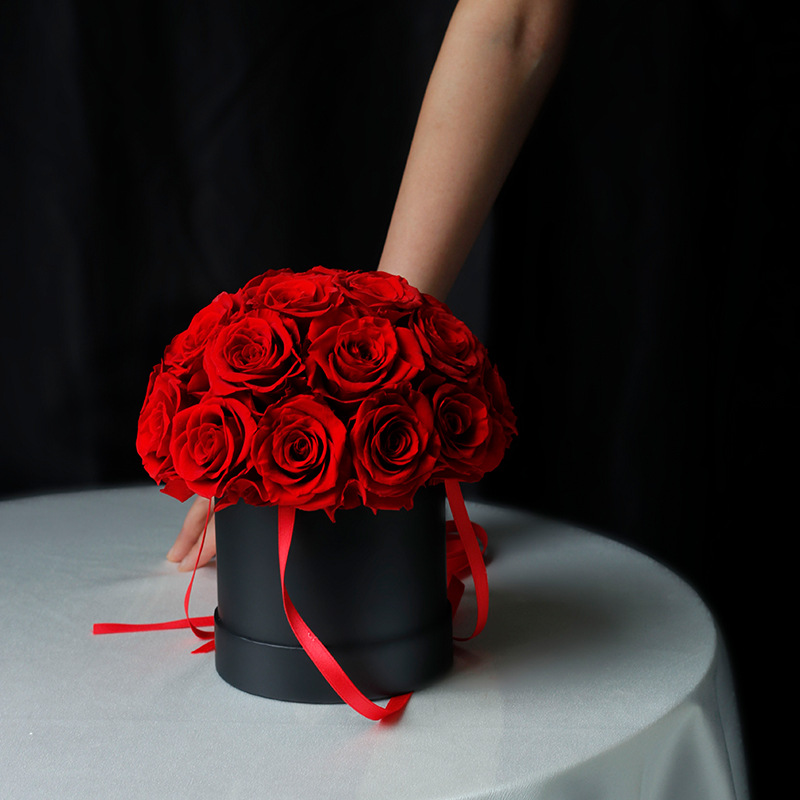 Ramo de Flores Preservadas con Forma de Cabeza de Hongo, Regalo de San Valentín, Regalo de Cumpleaños para Niñas, Regalo de Navidad, Regalo de Flores Preservadas