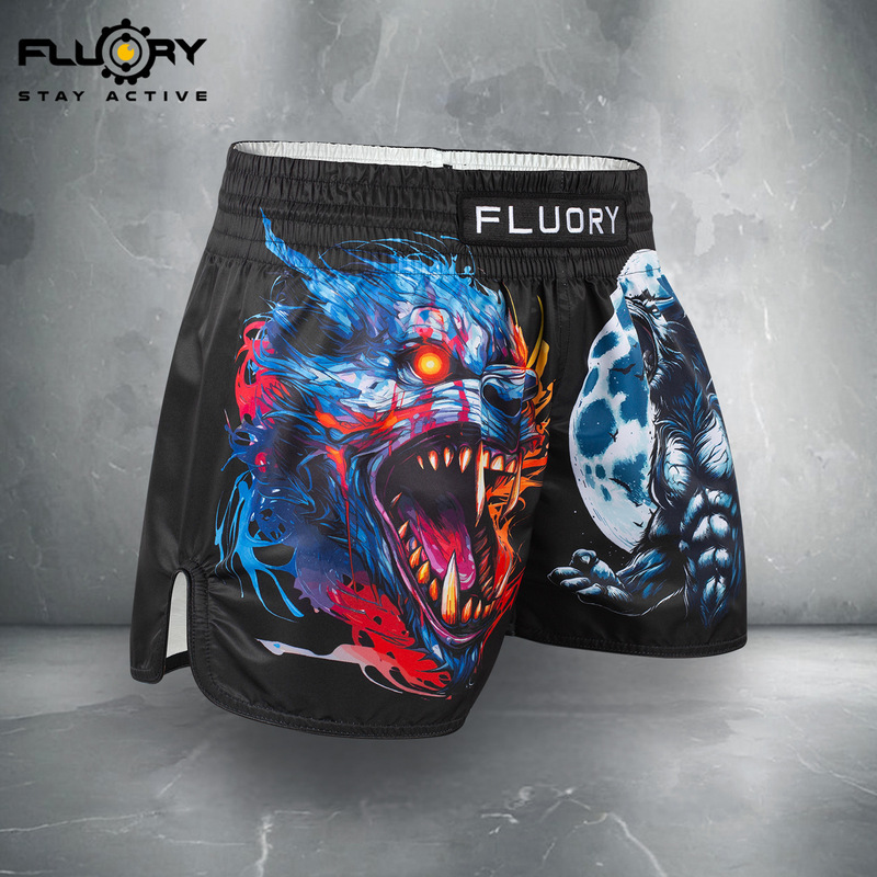 Fluory Muay Thai Shorts for Children and Adults, Printed Boxing Shorts for Training and Competition, 2026 New Model Fluory Muay Thai Shorts for Children and Adults, Printed Boxing Shorts for Training and Competition, 2026 New Model
