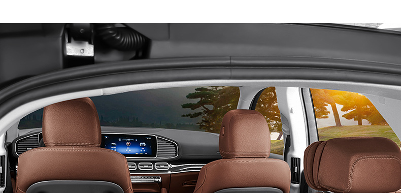 Suitable for Mercedes-Benz Gle350/450 Rear Seat Back Anti-Kick Pad Gls450 Trunk Protective Pad Car Supplies