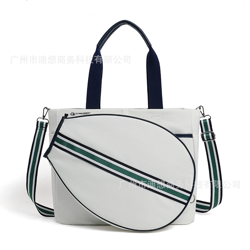 Nuevo bolso de raqueta de tenis de deportes al aire libre de bádminton impermeable de gran capacidad, almacenamiento de raqueta, mochila individual, bolso de mensajero portátil image 6