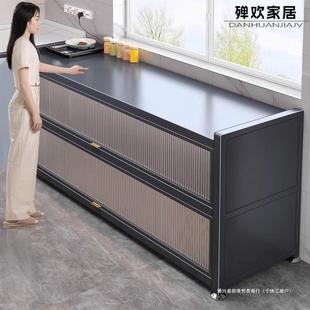 Kitchen Storage Rack Floor Multi-layer Storage Cupboard Multi-functional Microwave Oven Cabinet Sideboard Storage Cabinet