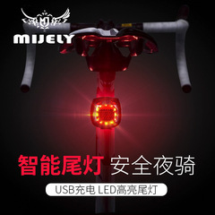 Smart Bicycle Lights, Safety Warning Lights, USB Charging Taillights, Backpack Lights, Helmet Lights, Portable Waterproof Taillights